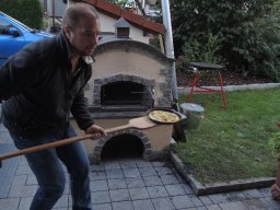 Warmup bei Naglers mit Hitzkuchenessen