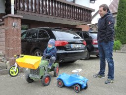Fahrzeugsegnung und 1. Maifest Hinterbrand